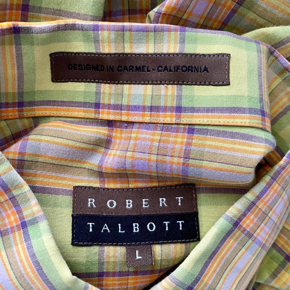 Robert Talbott Long Sleeve Button Down Shirt Large - image 7